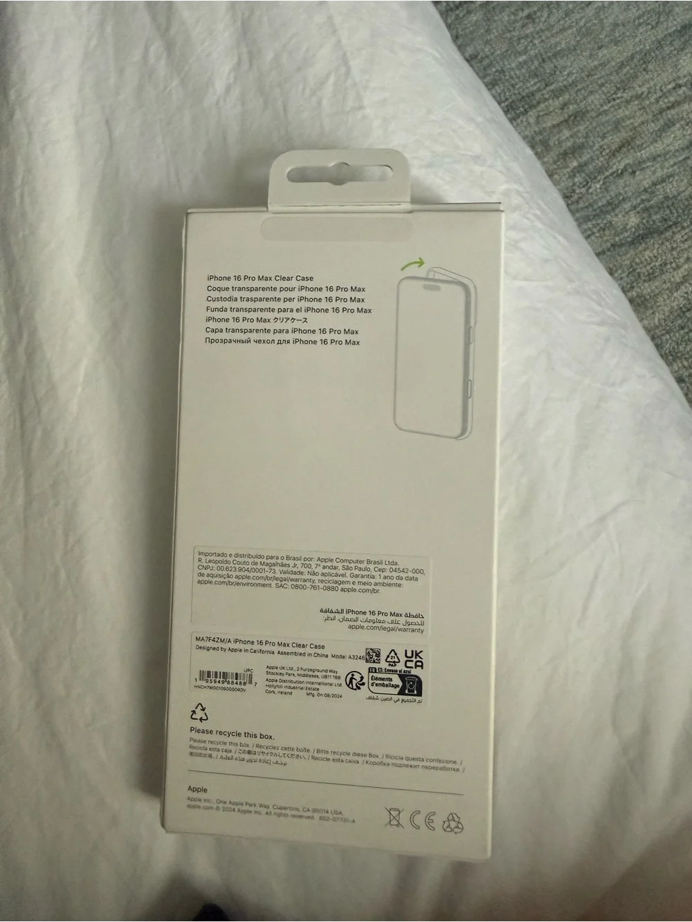 Apple iPhone 16 Pro Max Clear MagSafe Case
